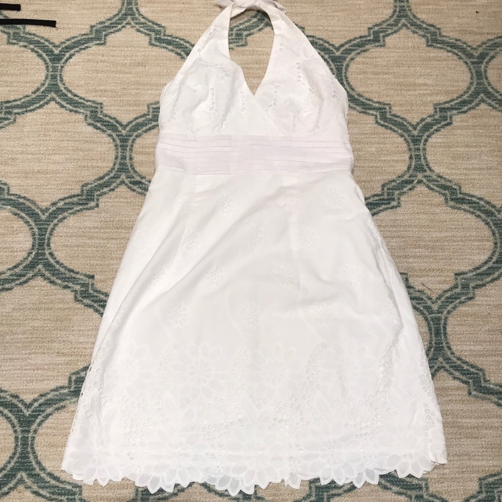 Lilly Pulitzer eyelet halter neck